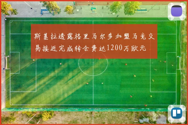 斯基拉透露格里马尔多加盟马竞交易接近完成转会费达1200万欧元