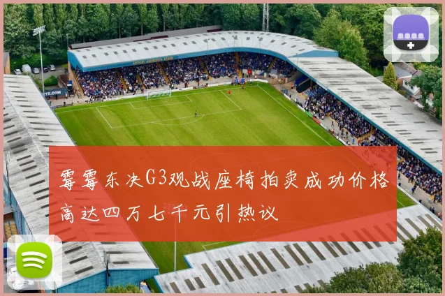 霉霉东决G3观战座椅拍卖成功价格高达四万七千元引热议